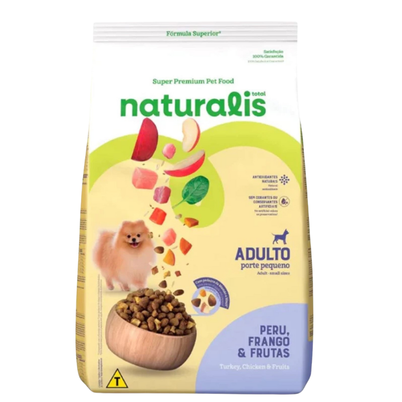 Naturalis Perros Adultos Pequeños Pollo/Pavo/Frutas 2.5kg