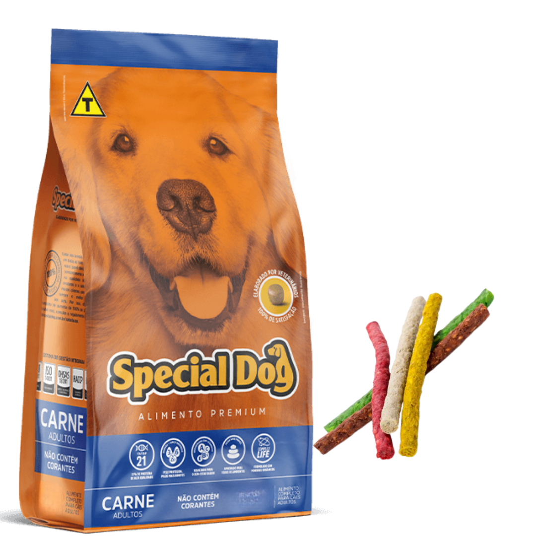 Special Dog Premium Perros Adultos 10kg + Snacks
