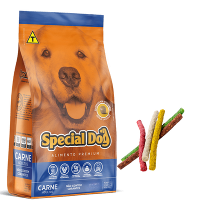 Special Dog Premium Perros Adultos 10kg + Snacks