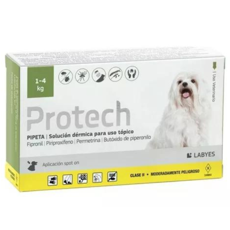 Protech Pipeta Perros 1 a 4kg