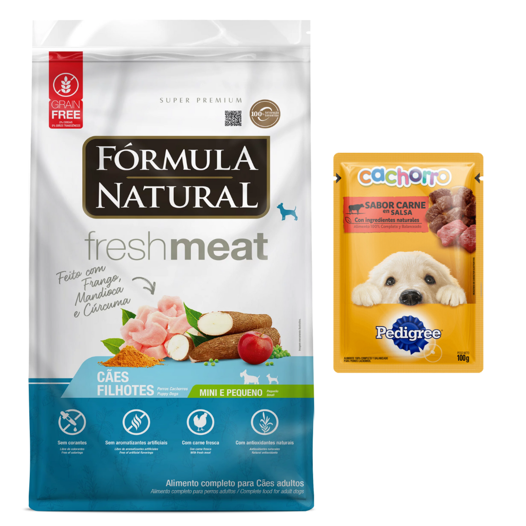 Formula Natural GRAIN FREE Perro Cachorro Raza Pequeña 7kg + Regalos