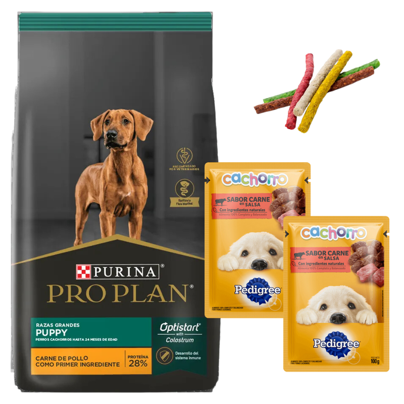 Pro Plan Perro Cachorro Raza Grande 15kg + Regalos