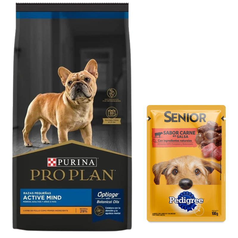 Pro Plan Perro Senior Raza Pequeña 7.5kg + Regalos
