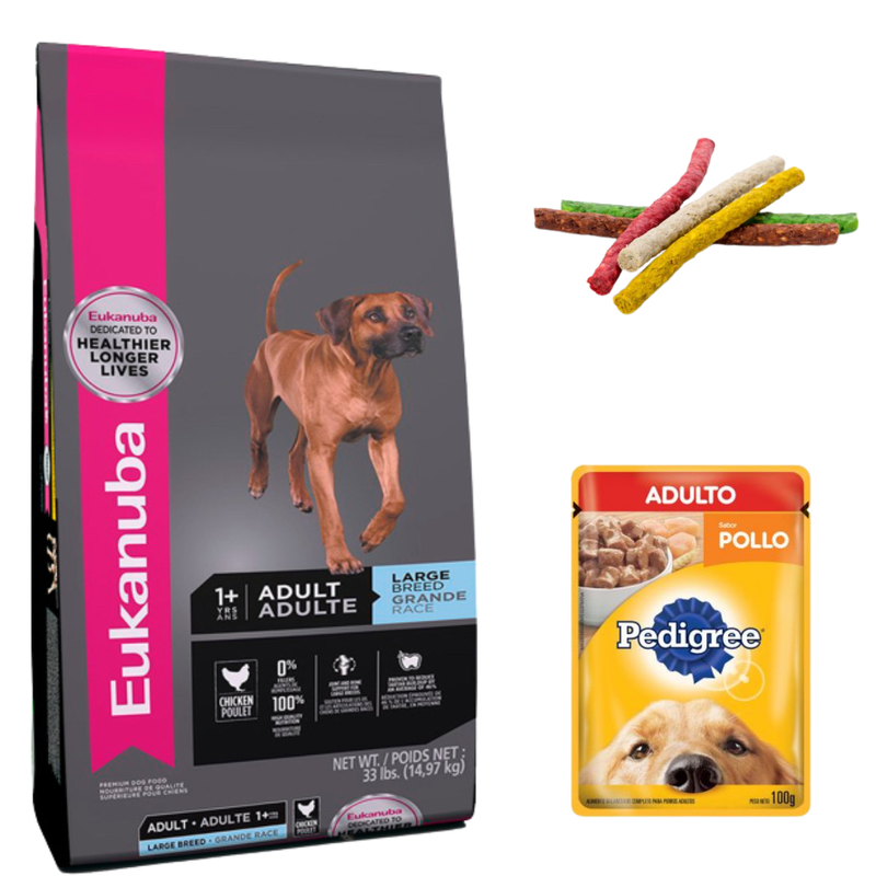 Eukanuba Adulto Razas Grandes 15kg + Regalos