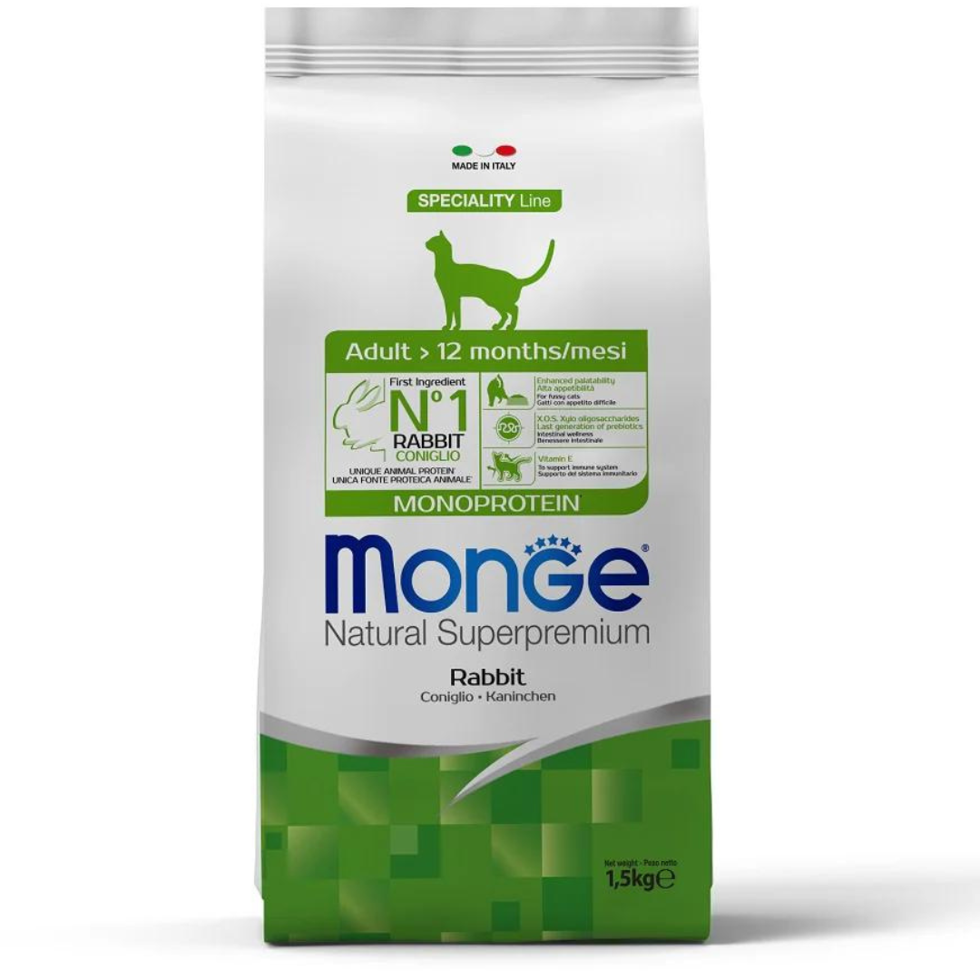 Monge Gato Monoproteina Adulto conejo 1.5kg