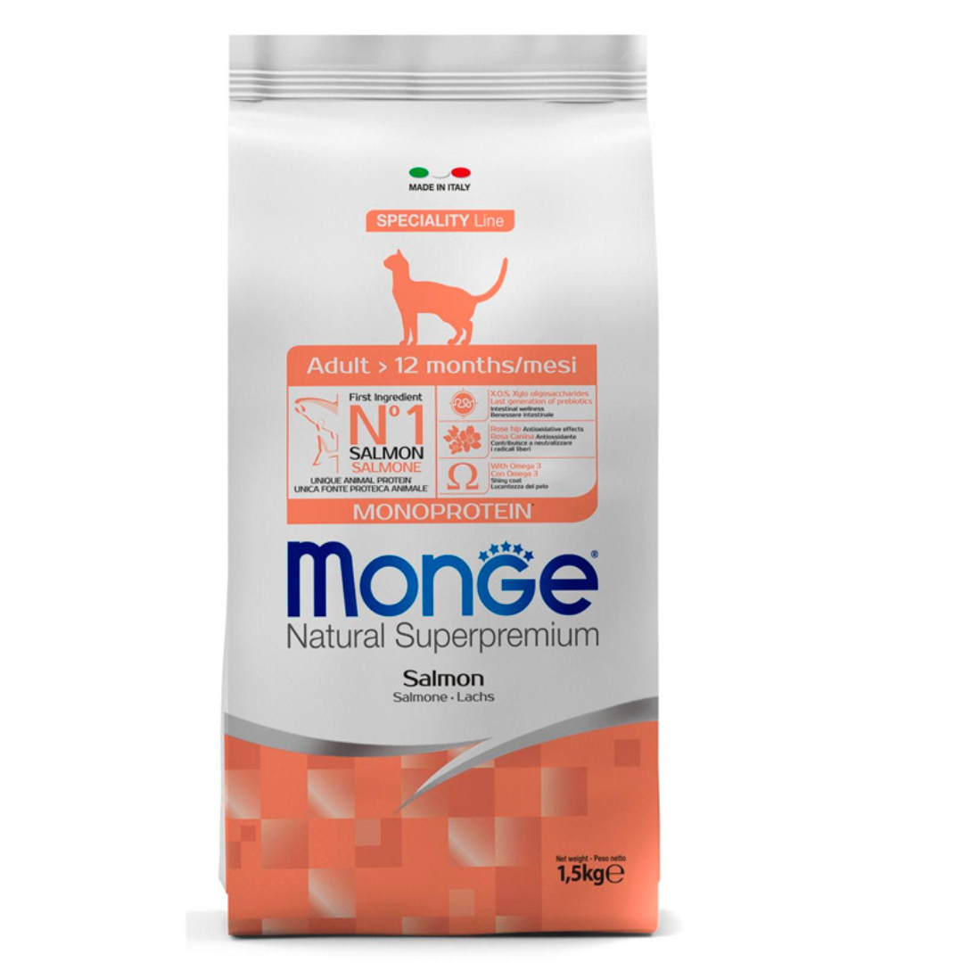 Monge Gato Monoproteina Adulto Salmon  1.5kg