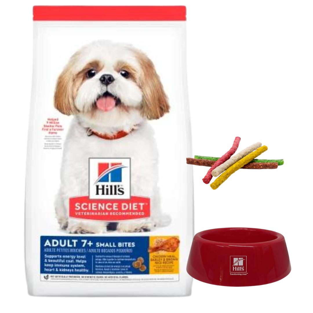 Hill`s Mature Small Breed 6.8kg + Regalos