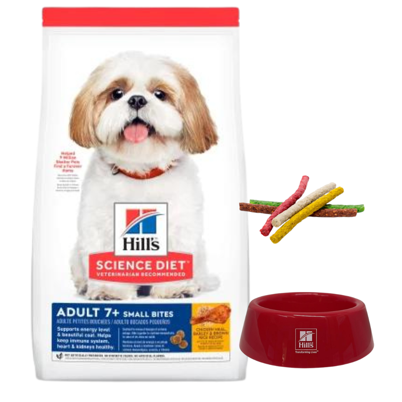 Hill`s Mature Small Breed 6.8kg + Regalos