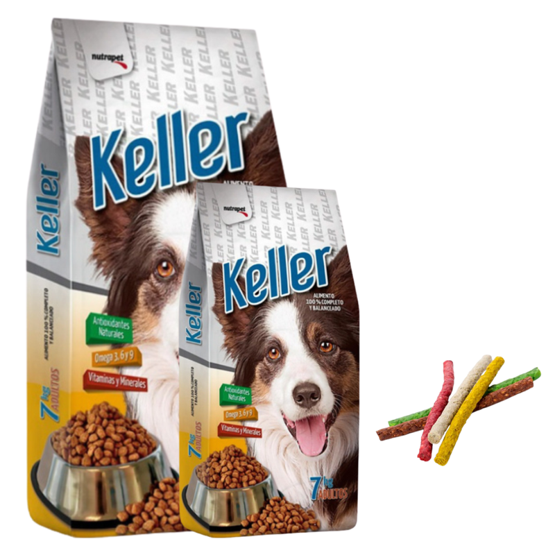 Keller Combo Adulto 29kg + Snacks
