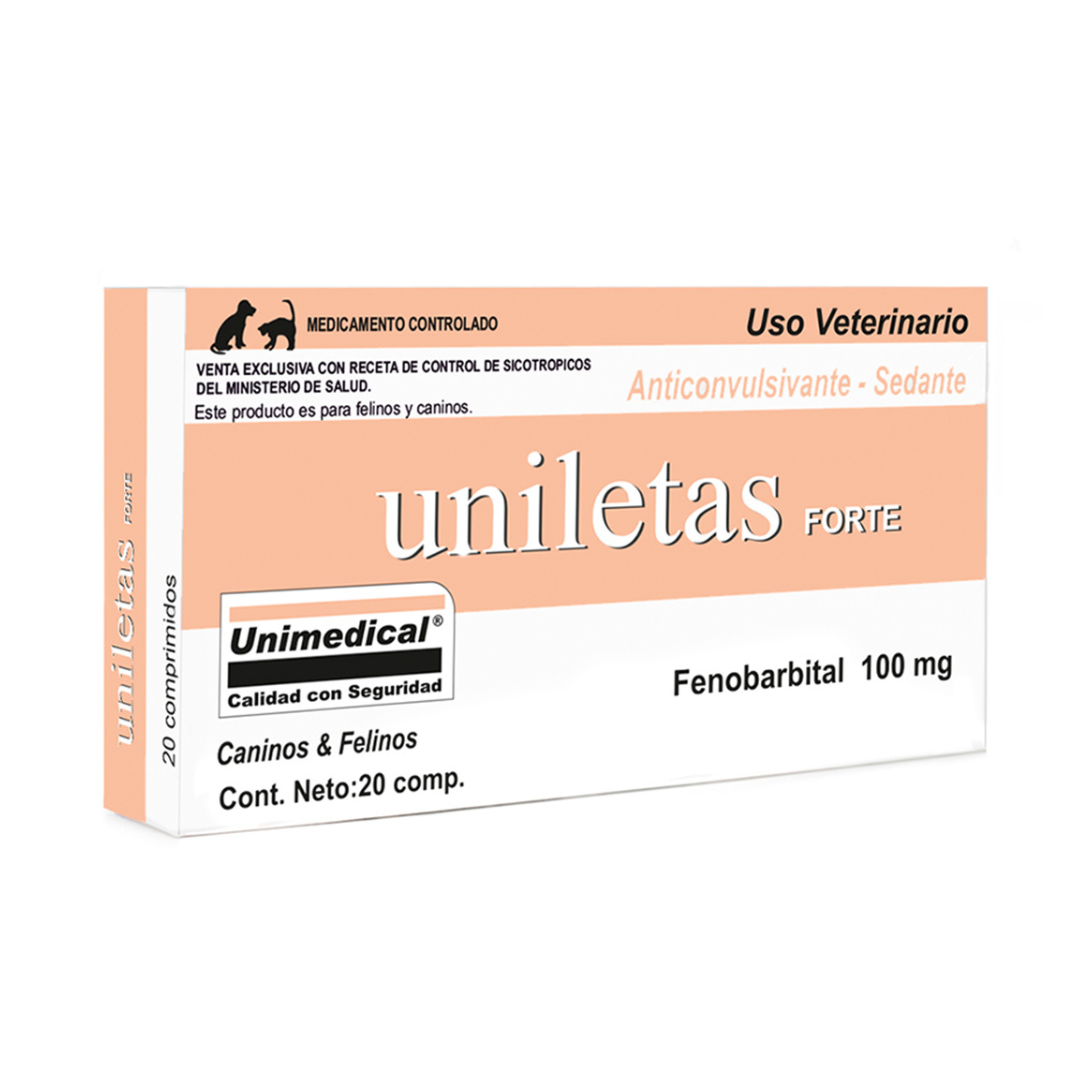 Uniletas Forte 20 comprimidos