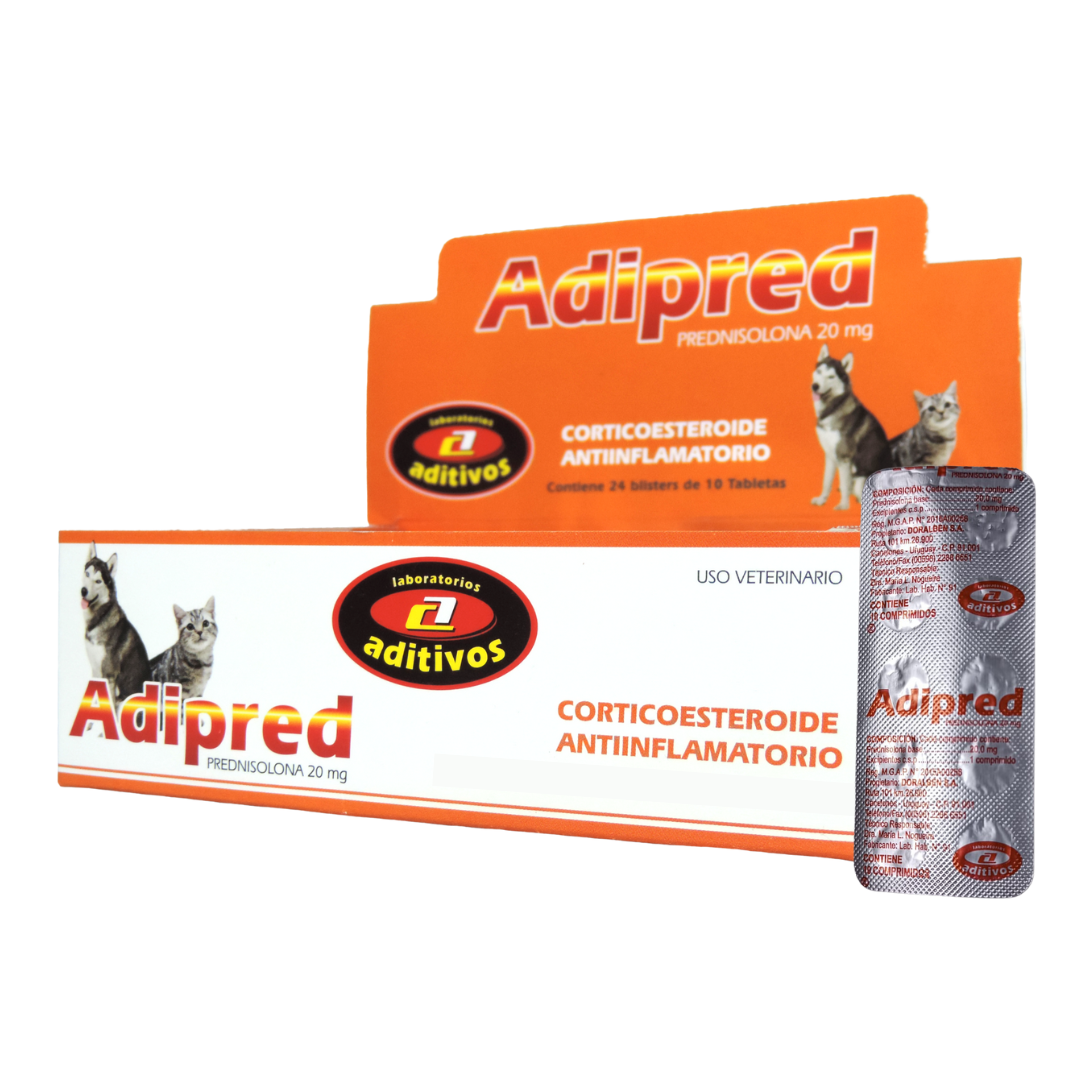 Adipred - Prednisolona 20mg Blister 10 Comprimidos