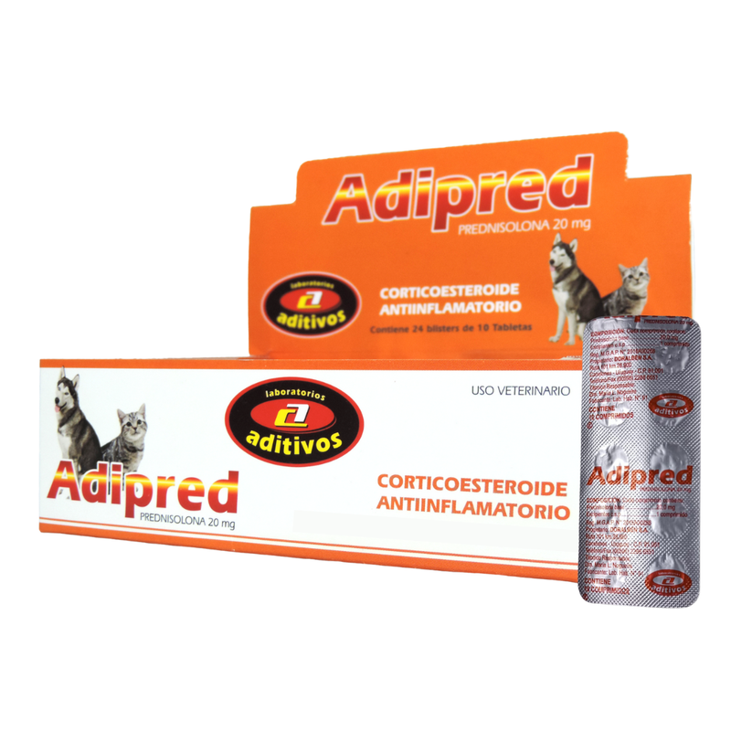 Adipred - Prednisolona 20mg Blister 10 Comprimidos
