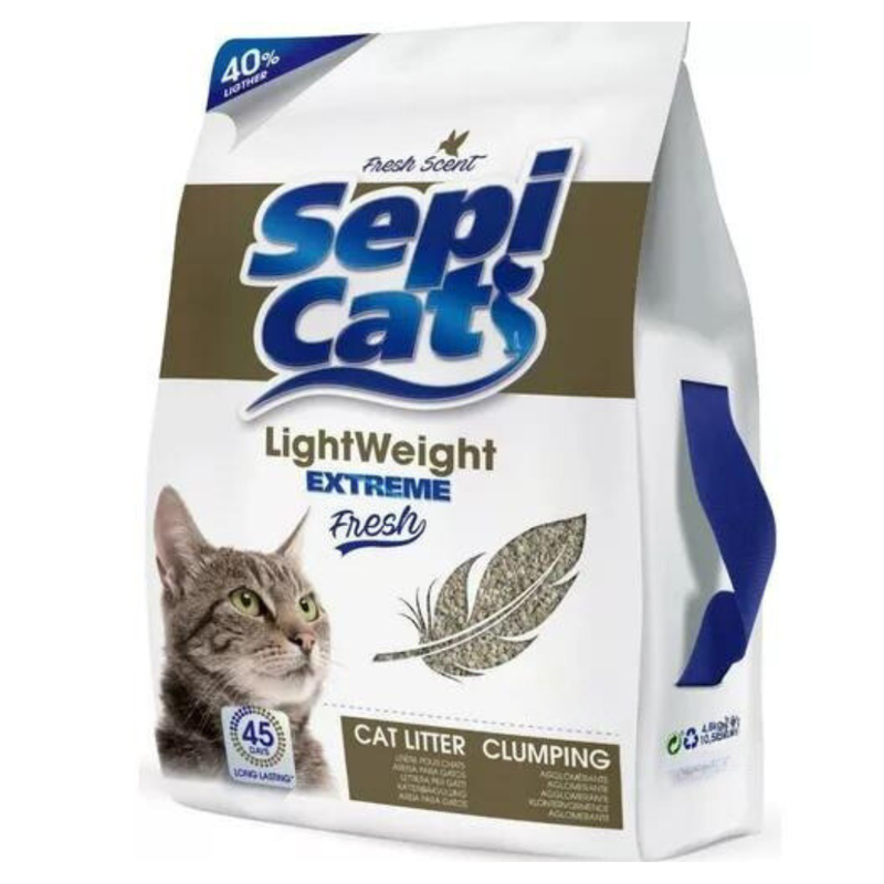 Arena Sanitaria SepiCat Light Weight Aglomerante 4.8kg