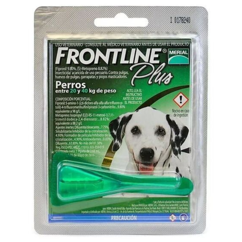 Frontline Plus Perros 20 a 40kg