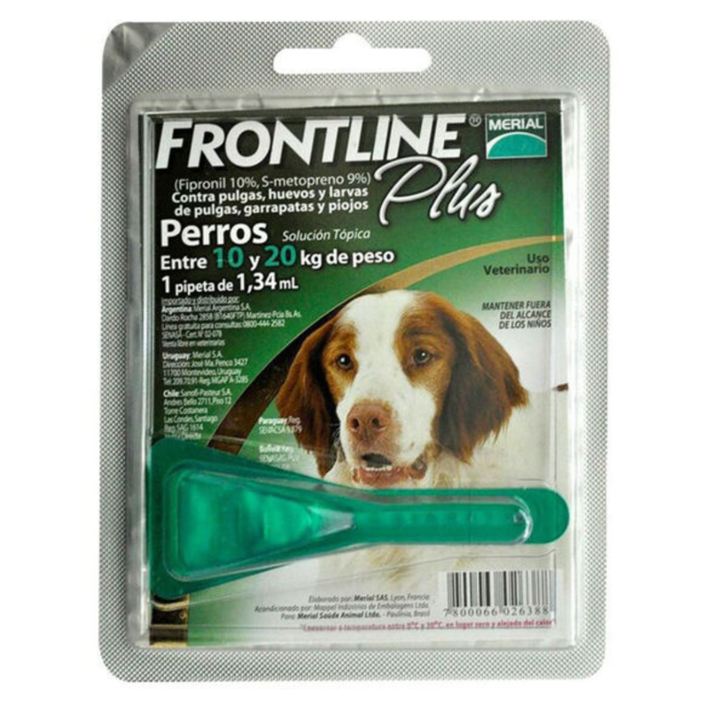 Frontline Plus Perros 10 a 20kg