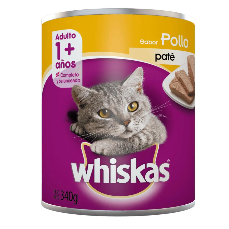 Whiskas Lata Pollo 340Gr