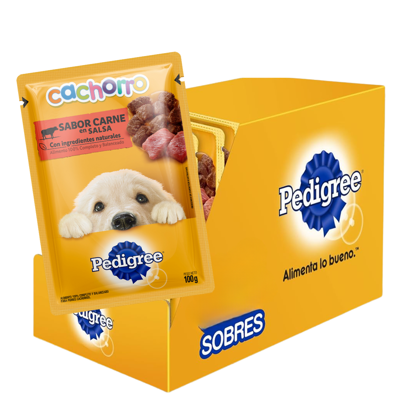 Pedigree Pouch 100Gr. Cachorro Carne 12un.