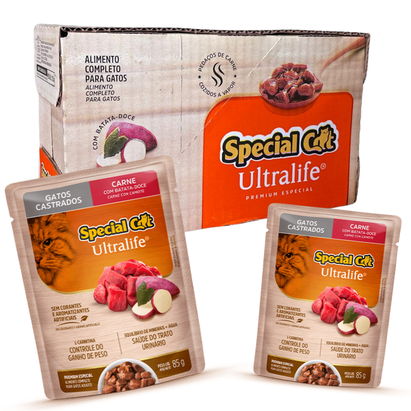 Special Cat Sachet Ultra Life 85gr. Carne  12um
