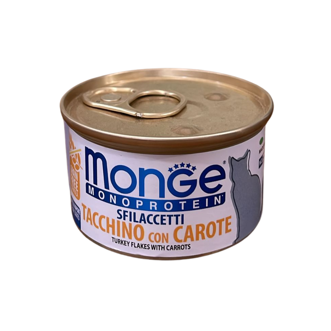 Monge Lata Gato Monoproteina Pavo y Zanahoria 80gr