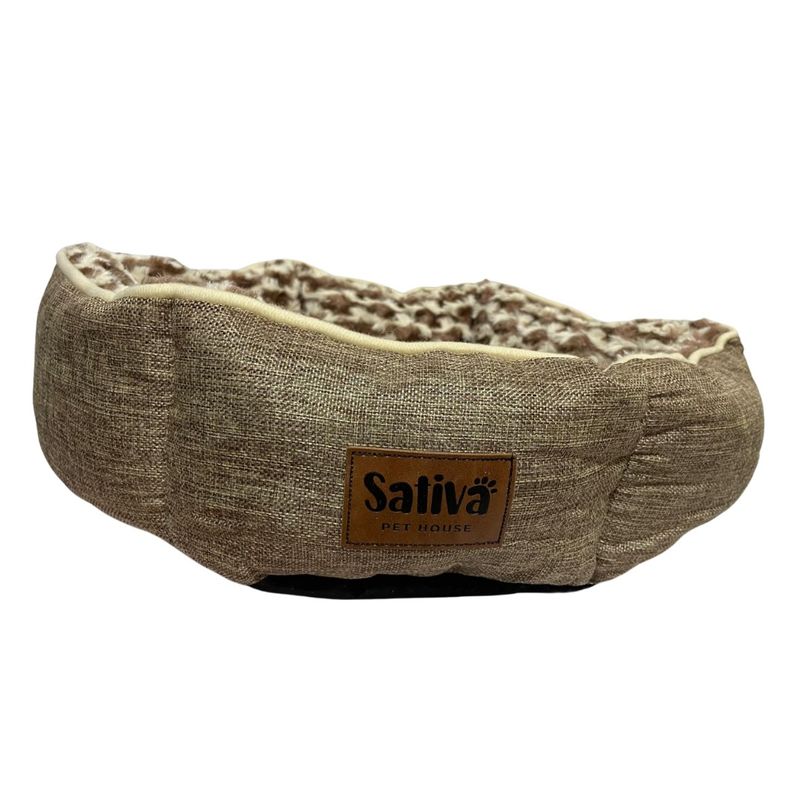 Sativa Cuna Marrón/Beige 45cm diámetro aprox.