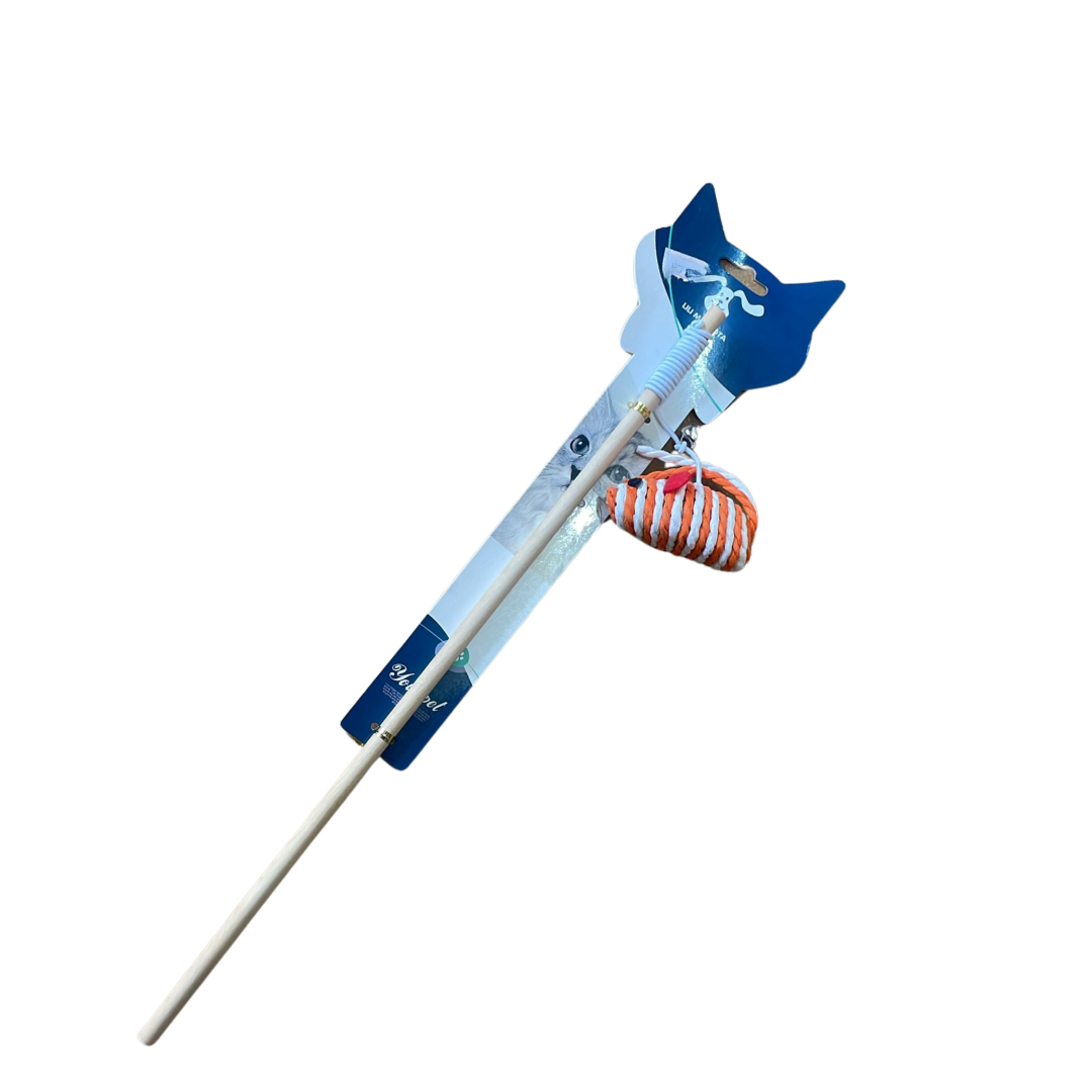 Juguete Varita para gato Raton