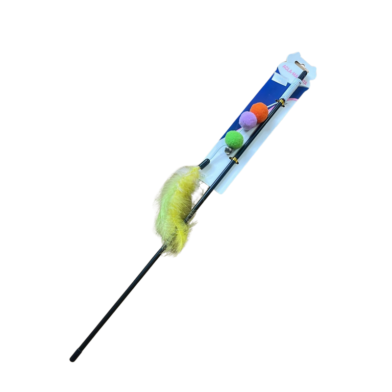 Juguete Varita para gato pelotitas