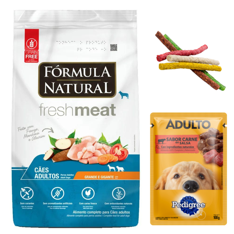 Formula Natural GRAIN FREE Perro Adulto Raza Grande 12kg + Regalos