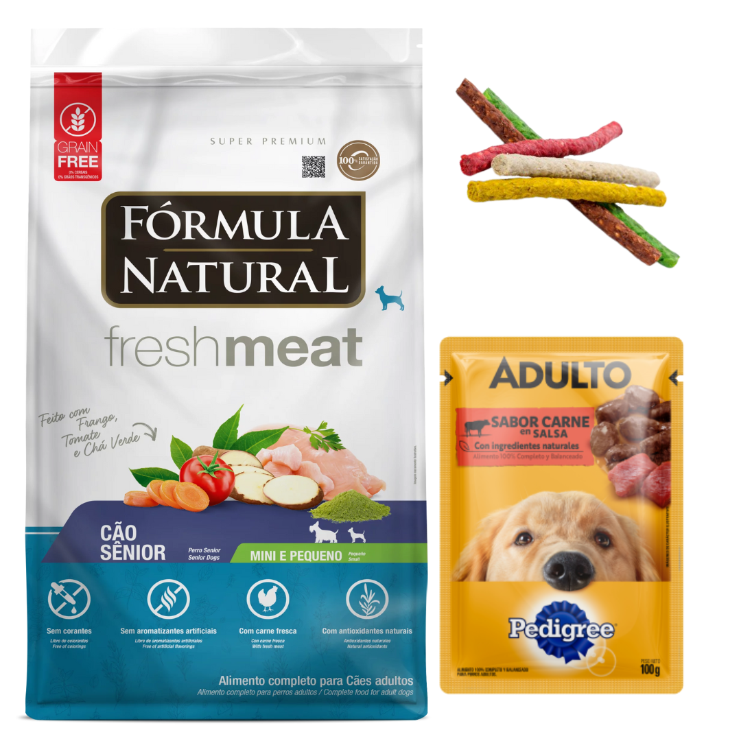 Formula Natural GRAIN FREE Perro Senior Raza Pequeña 7kg + Regalos