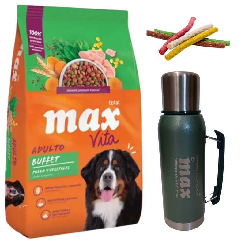 Max Buffet Adulto 22kg + Regalos