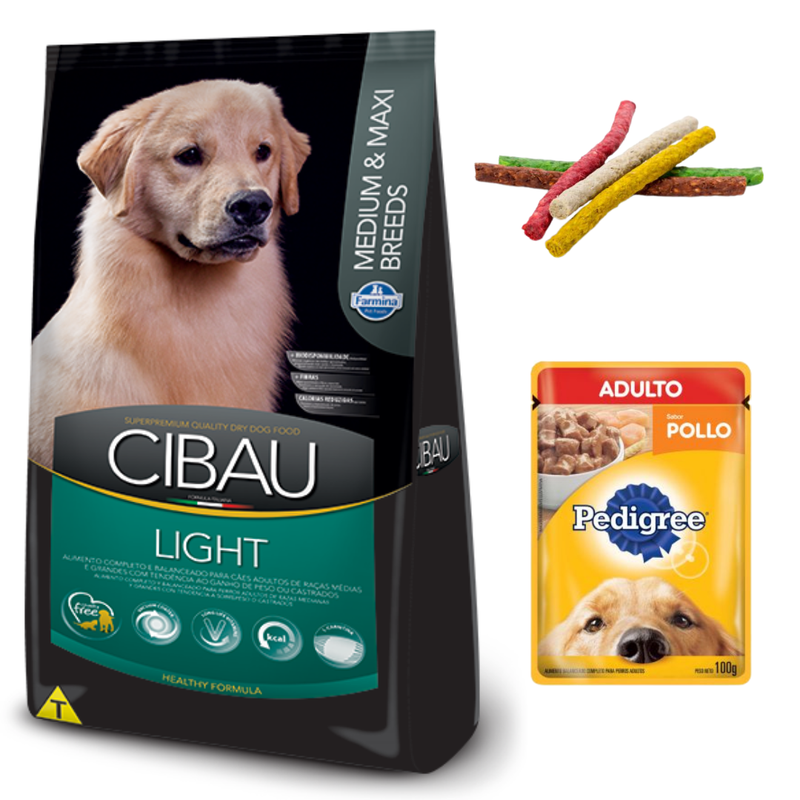 Cibau Light Medium &amp; Maxi 12kg + Regalos