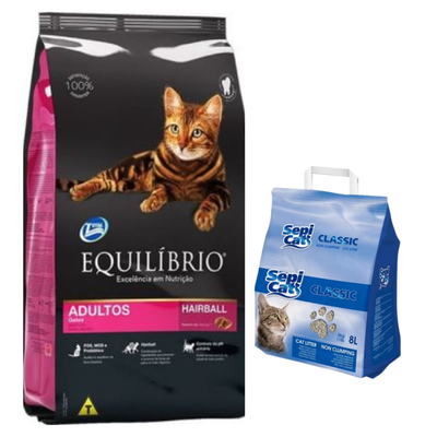 Equilibrio Gatos Adultos 8.25kg + Regalos