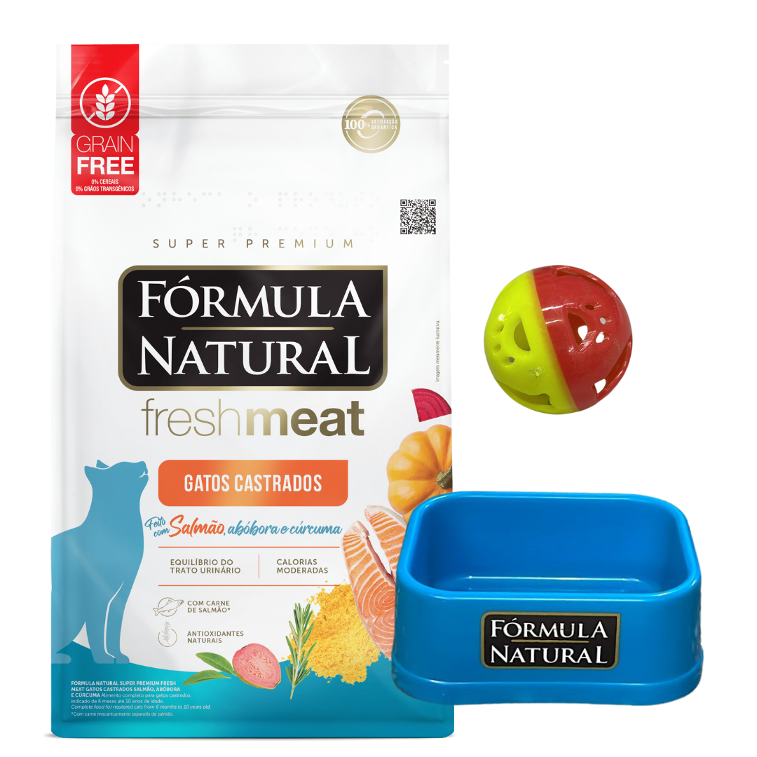 Formula Natural GRAIN FREE Gato Castrado 7kg + Regalos