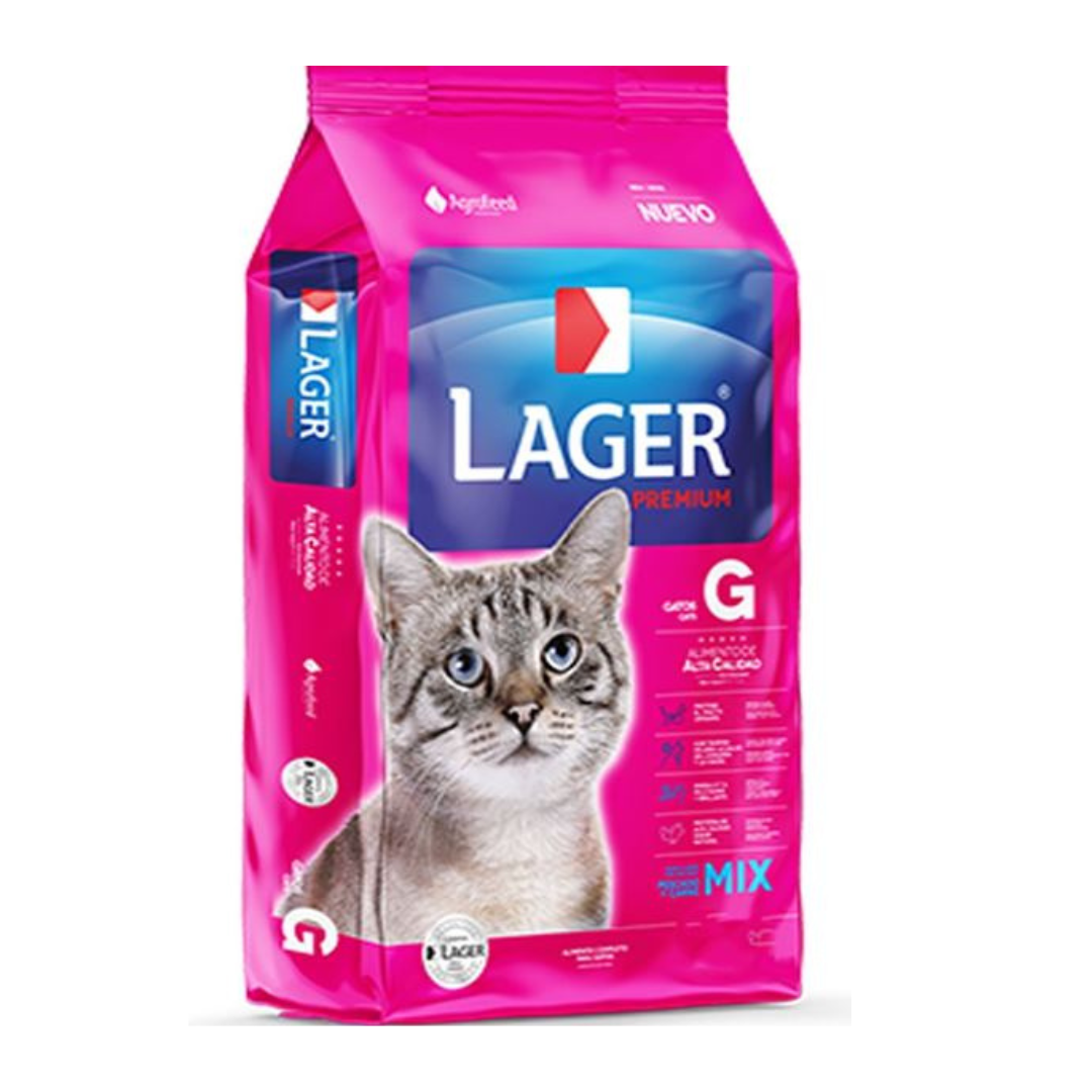 Lager Gato Adulto 22kg + Regalos