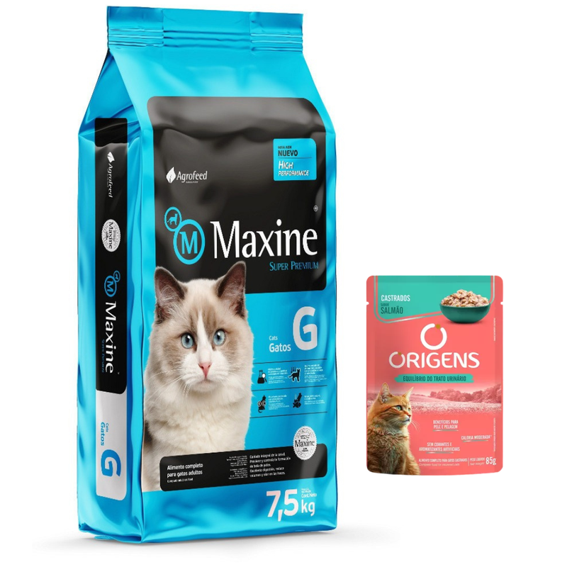 Maxine Gato Adulto 7,5kg + Regalo