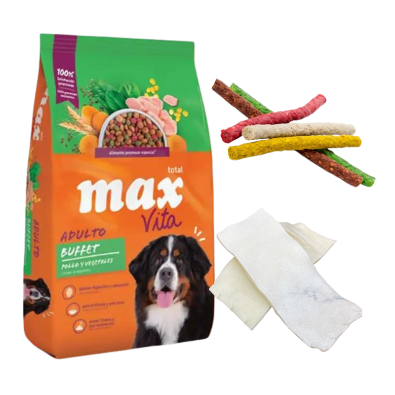 Max Buffet Adulto 8kg + Regalos