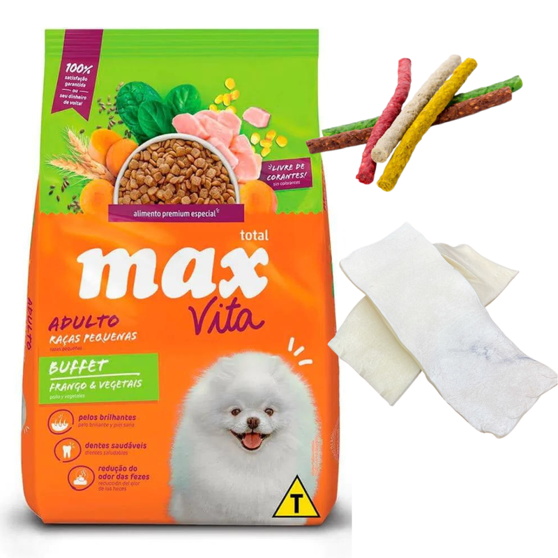 Max Buffet Adulto Raza Pequeña 10.1kg + Regalos