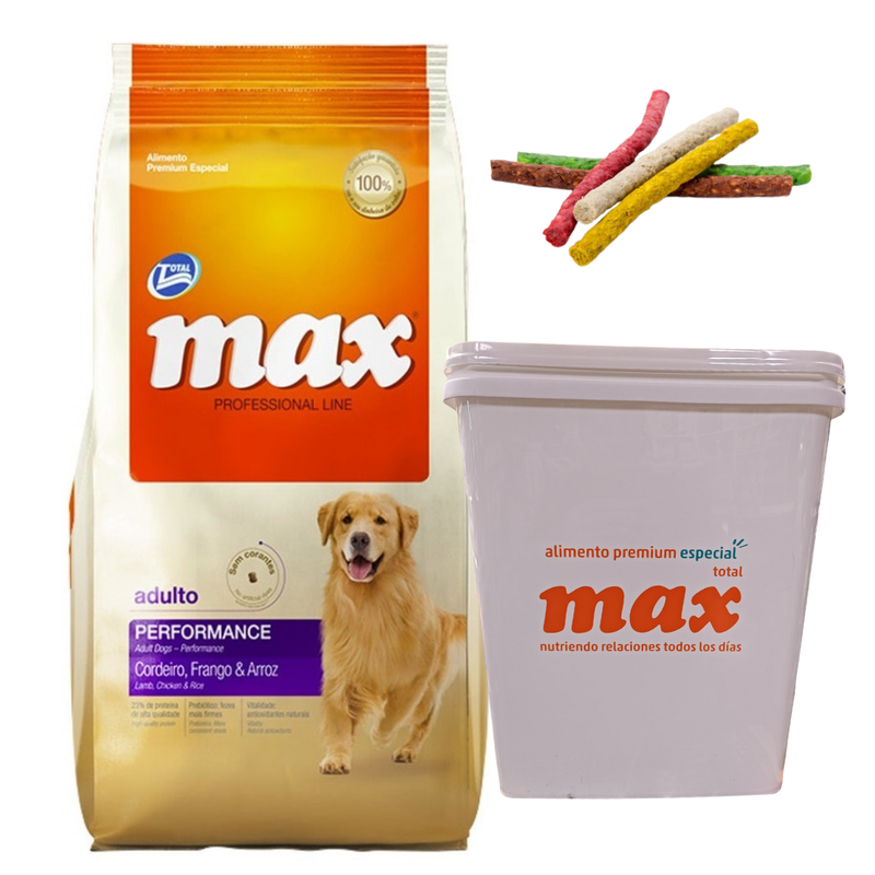 Max Performance Adulto 22kg + Regalos