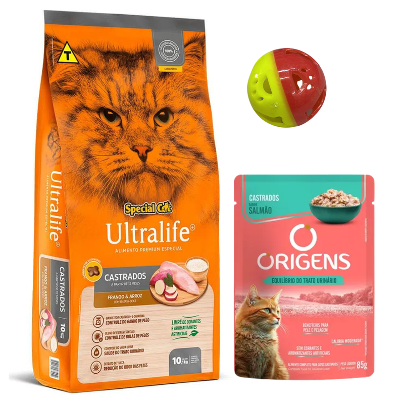 Special Cat Ultralife Gato Castrado 10 kg + Regalos