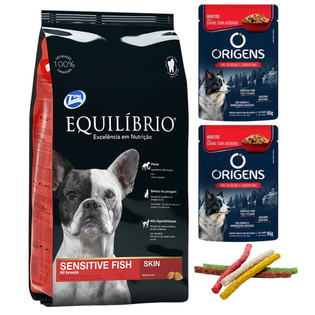 Equilibrio Sensitive Fish 15kg + Regalos