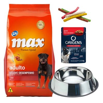 Max Adulto Carne 20kg + Regalos