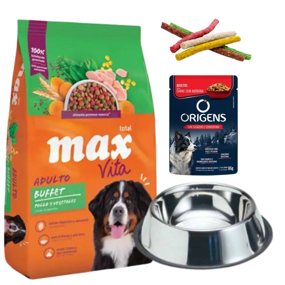 Max Buffet Adulto 22kg + Regalos