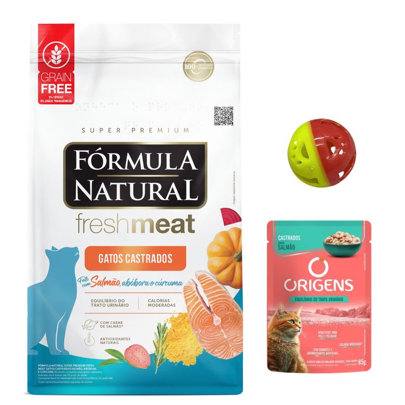 Formula Natural GRAIN FREE Gato Castrado 7kg + Regalos