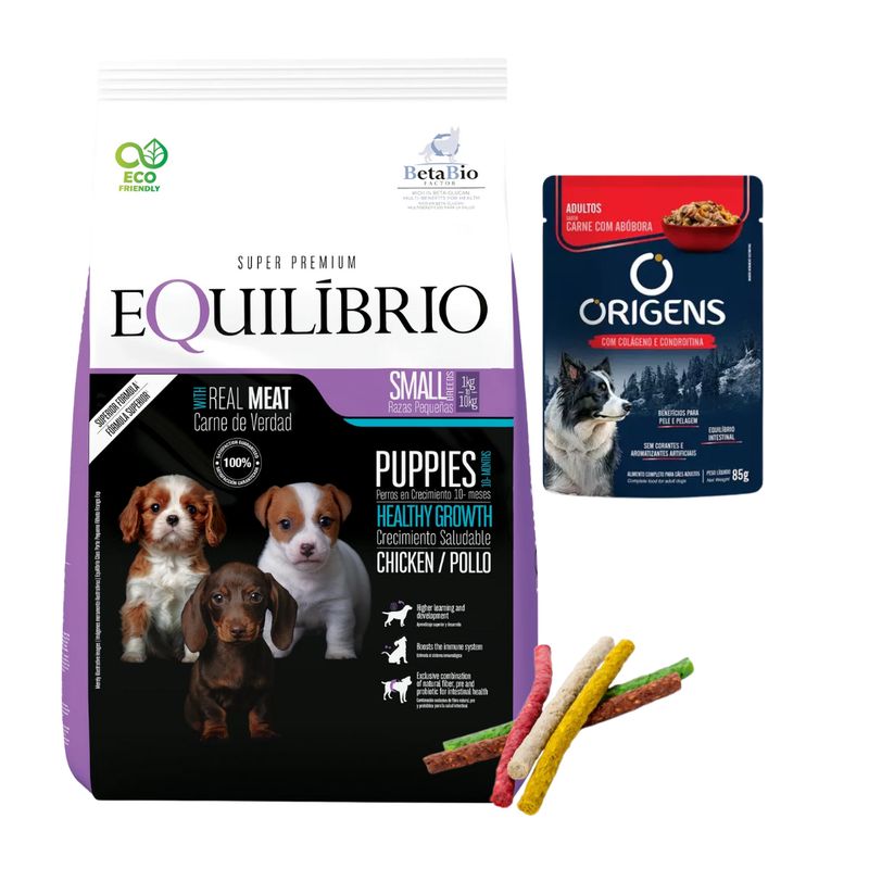 Equilibrio Cachorro Raza Pequeña 7.5kg + Regalos