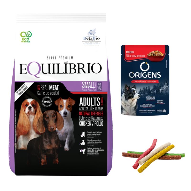 Equilibrio Adulto Raza Pequeña 7.5kg + Regalos
