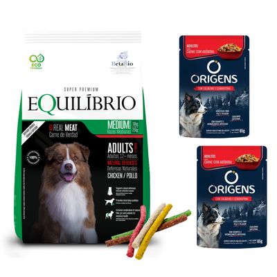 Equilibrio Adulto Todas Las Razas 18kg + Regalos