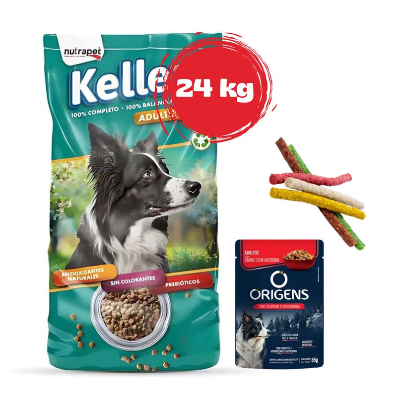 Keller Adulto 22kg +2kg Gratis.