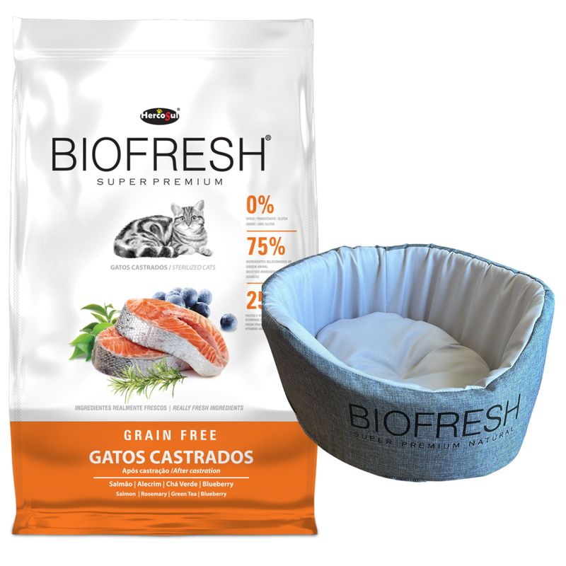 BioFresh Gatos Castrados Salmon 7.5kg + Regalo