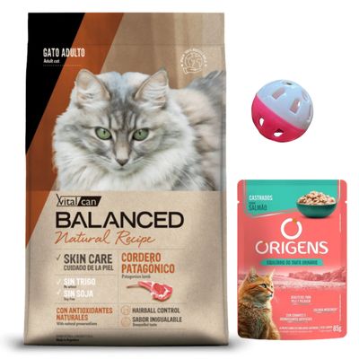 Balanced Gato Adulto Cordero Patagònico 7.5kg + Regalo