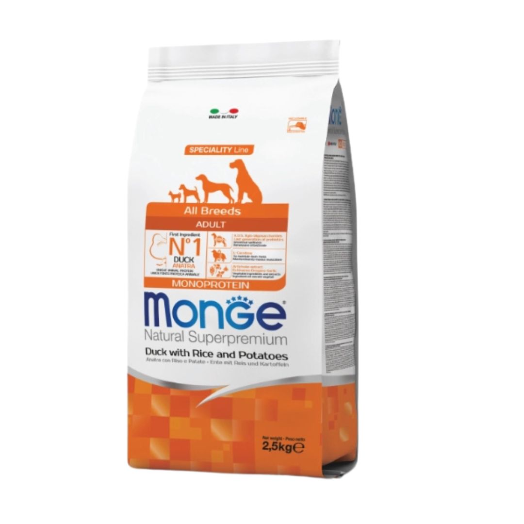 Monge Perro Adulto Pato 2.5kg