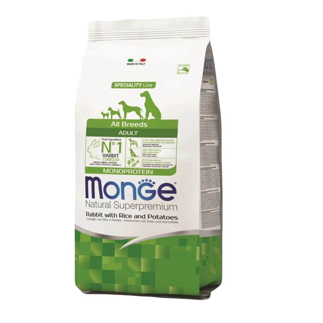 Monge Perro Adulto Conejo 2.5kg